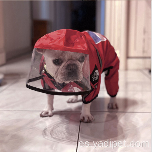 Mascotas perro ropa impermeable